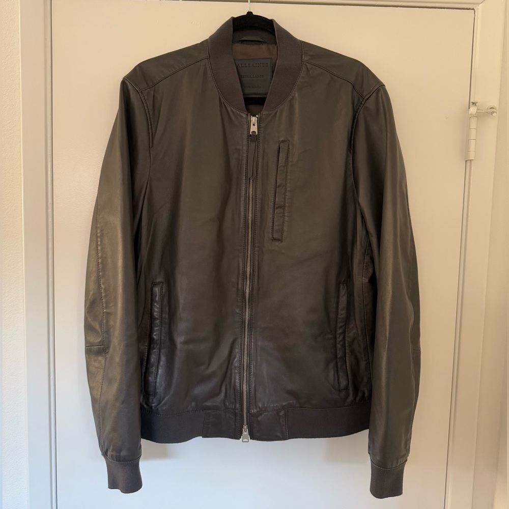 ALL SAINTS Bales Bomber Jacket - Picture 2 of 8